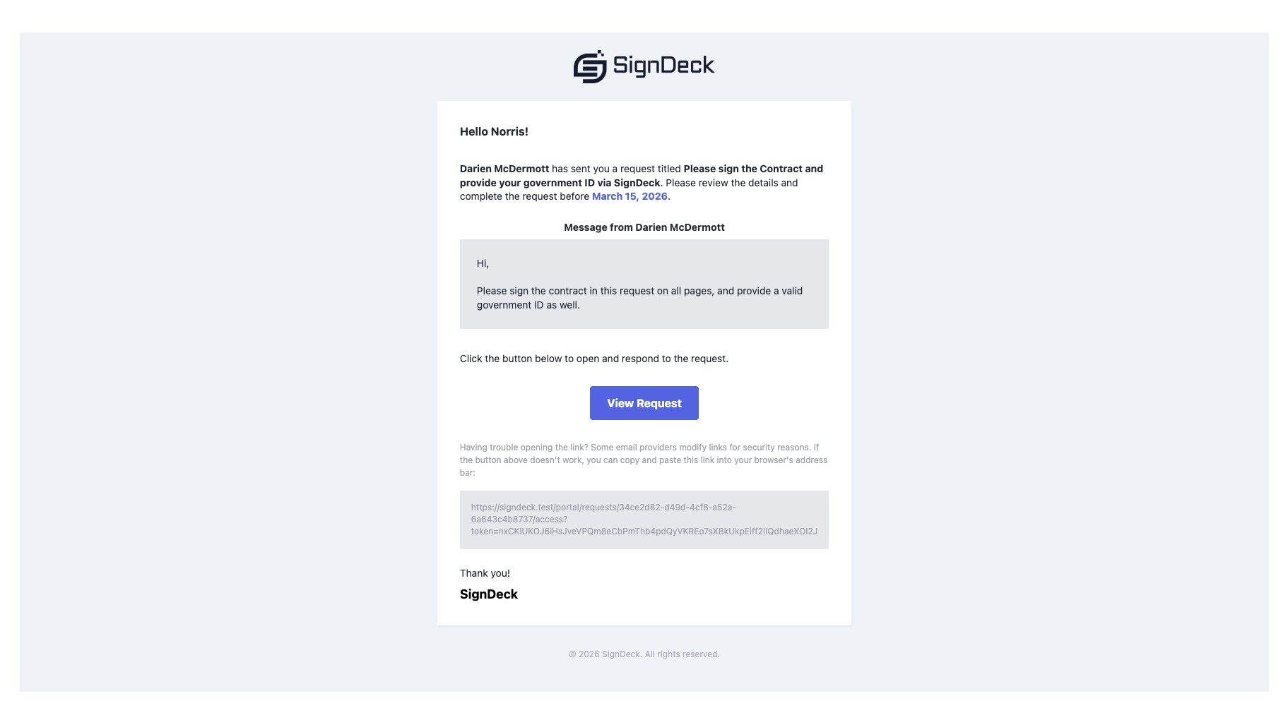Email Notification